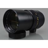 A Leitz Wetzlar 180mm f/2.8 Elmarit-R Lens,