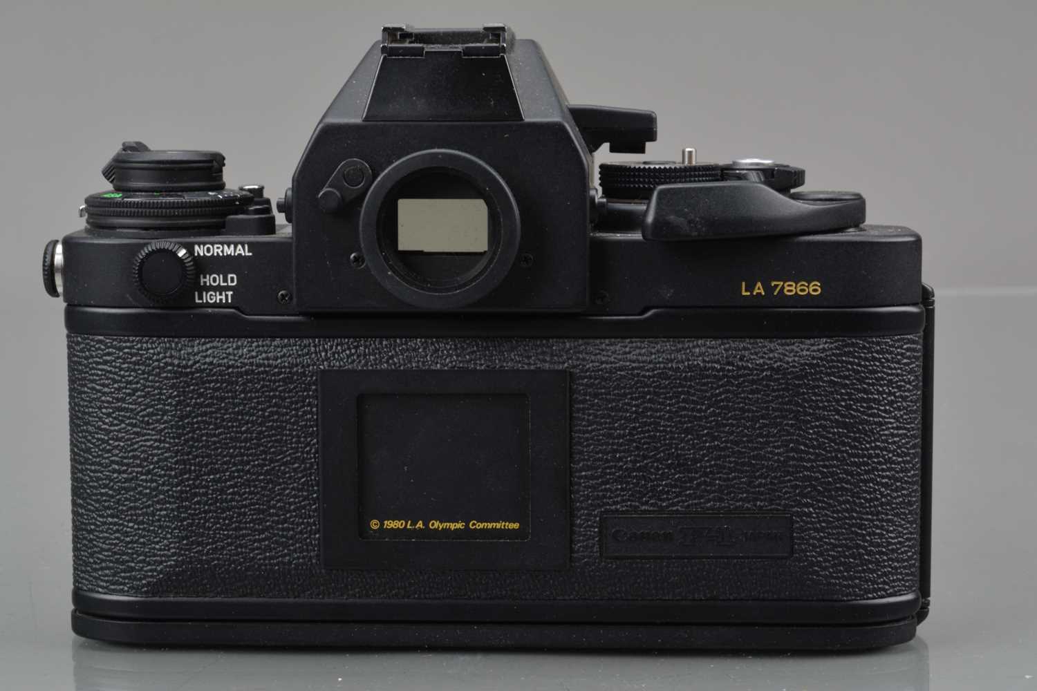 A Canon F-1n L..A. 1984 Olympic Edition SLR Camera, - Image 2 of 3