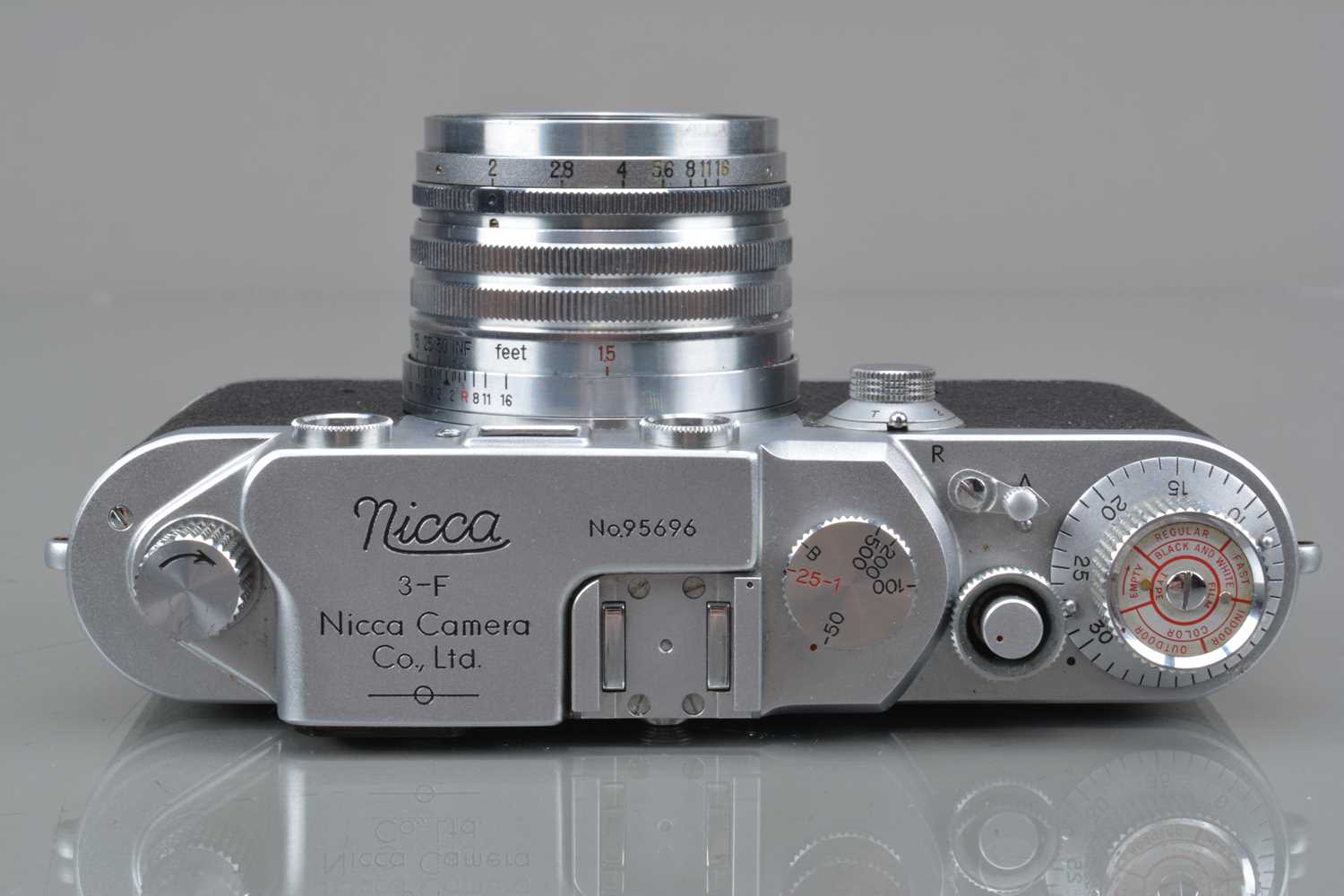 A Nicca 3-F Rangefinder Camera, - Image 3 of 3