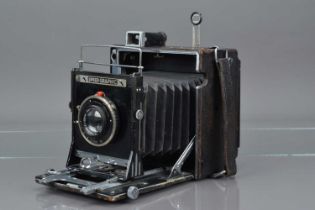 A Graflex Anniversary 4 x 5 Speed Graphic Camera,