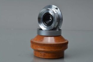 A Leitz 2.8cm f/6.3 Hektor Lens,