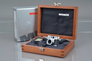 A Minox Classic Camera Leica IIIf Sub Miniature Camera,