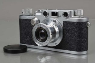 A Leitz Wetzlar Leica IIIf Rangefinder Camera,