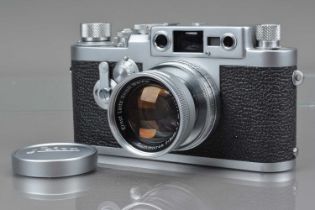 A Leitz Wetzlar Leica IIIg Rangefinder Camera,