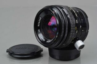 A Nikon PC-Nikkor 35mm f/2.8 Shift Lens,