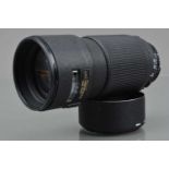 A Nikon ED AF Nikkor 80-200mm f/2.8D Lens,
