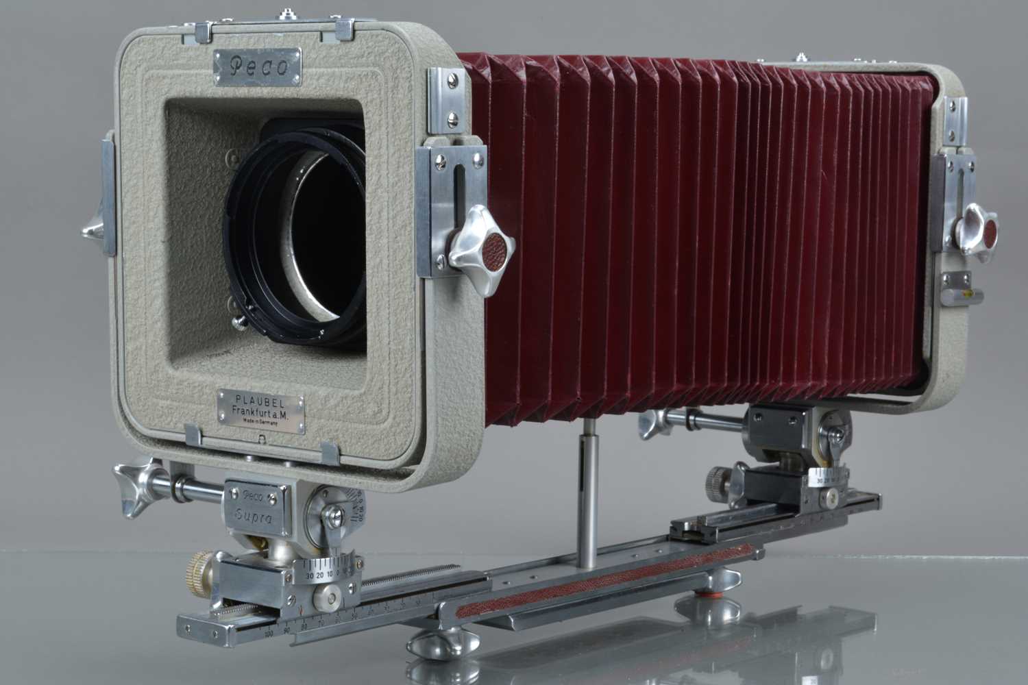 A Plaubel Peco Supra Monorail Camera,