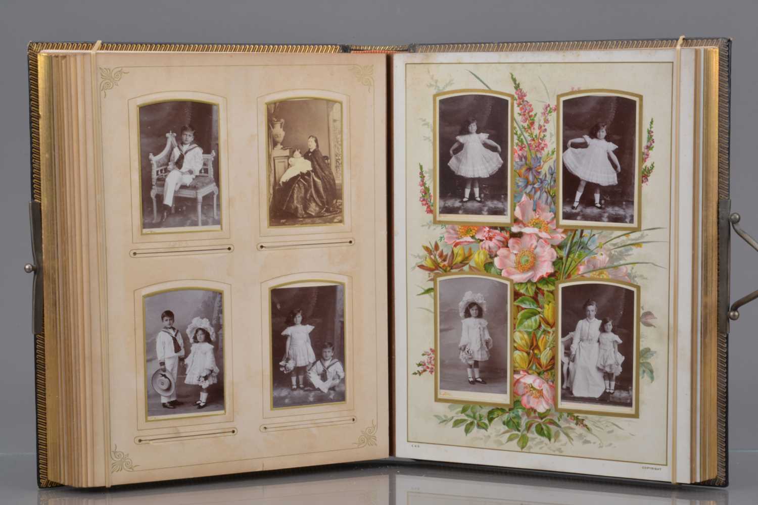 A Cabinet Card & Carte de Visite and Chromolitho Album, - Image 4 of 5