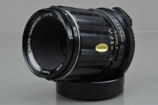 An Ashai Super Multi Coated Macro Takumar 135mm f/4 Lens,