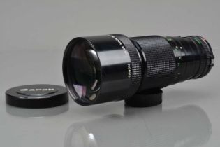 A Canon FD 300mm f/4 Lens,