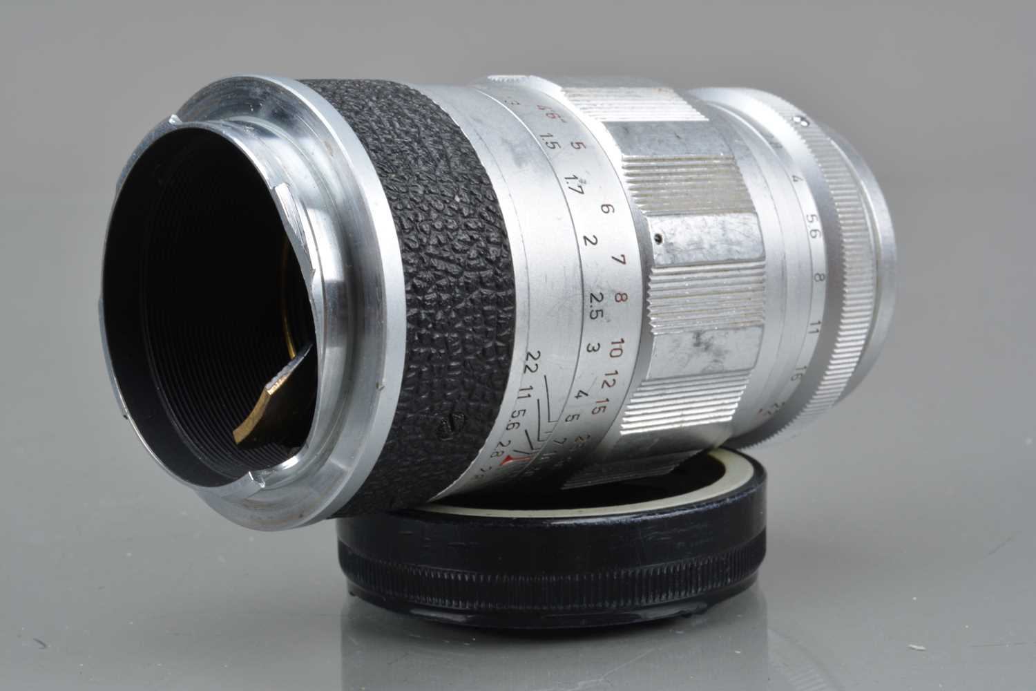 A Leitz Wetzlar 90mm f/2.8 Elmarit Lens, - Image 2 of 2