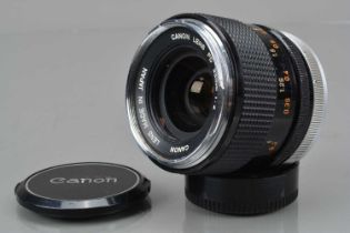 A Canon FD 35mm f/2 ''O'' Concave Lens,