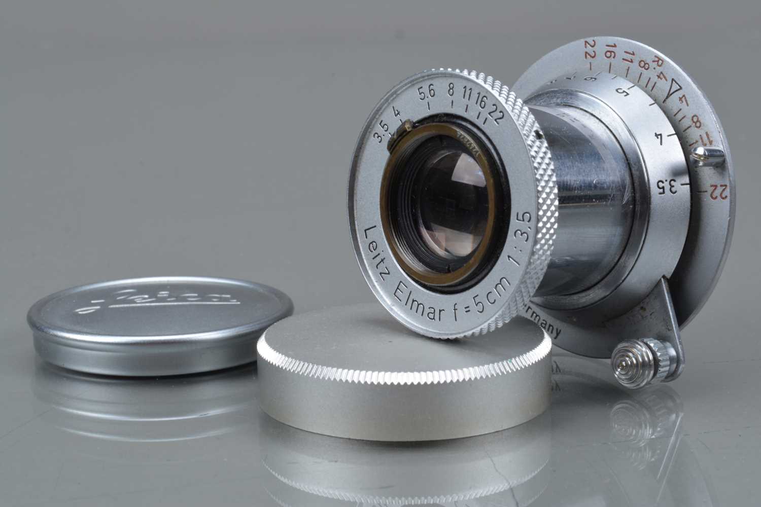 A Leitz Elmar 5cm f/3.5 Collapsible Lens,
