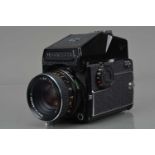 A Mamiya 645 1000S Camera,