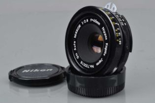 A Nippon Kogaku GN Auto Nikkor 45mm f/2.8 Ai Lens,