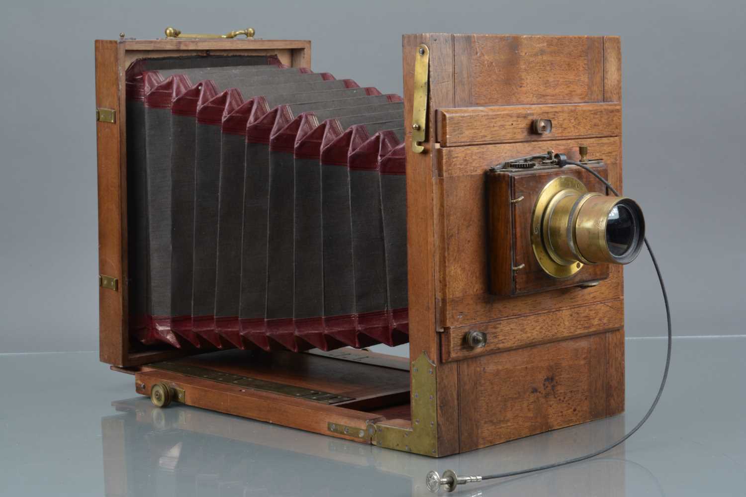 A Restored 17cm x 23¼cm Tailboard Camera, - Image 2 of 4