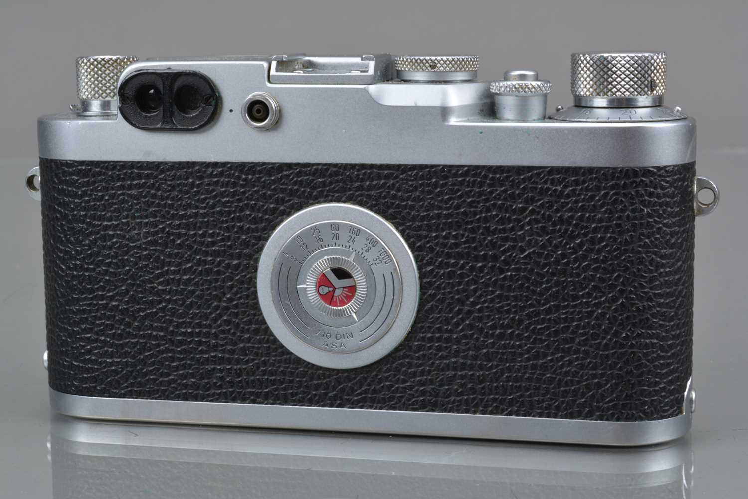 A Leitz Wetzlar Leica IIIg Rangefinder Camera, - Image 3 of 4