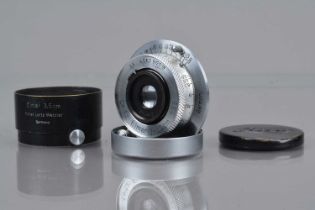 A Leitz 3.5cm f/3.5 Elmar Lens,