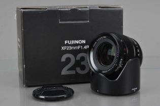 A Fujinon Super EBC XF 23mm f/1.4R Aspherical Lens,