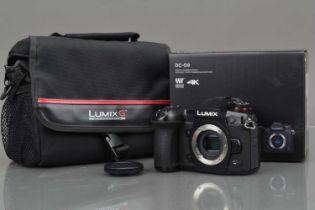 A Panasonic Lumix G9 Digital Camera Body,