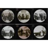 3¼in sq Magic Lantern Slides,