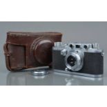 A Leitz Wetzlar Leica IIIc Rangefinder Camera,