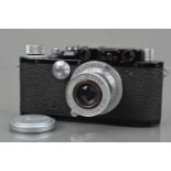 A Leitz Wetzlar Leica III Model F Rangefinder Camera,