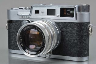 A Yashica YF Nicca Rangefinder Camera,