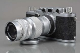 A Leitz Wetzlar Leica IIf Rangefinder Camera,