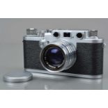 A Nicca 3-F Rangefinder Camera,