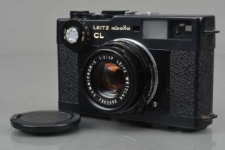 A Leitz Minolta CL Rangefinder Camera,