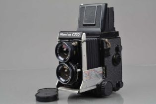 A Mamiya C220 Professional F TLR Camera,