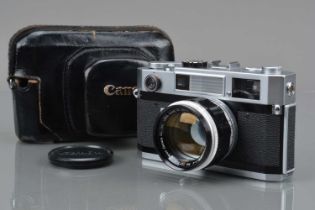 A Canon 7s Rangefinder Camera,