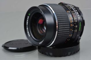 A Mamiya Sekor C 55mm f/2.8 Lens,