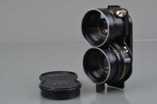 A Mamiya Sekor 65mm f/3.5 Blue Dot TLR Lens,