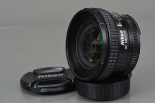 A Nikon AF Nikkor 20mm f/2.8D Lens,