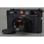 A Leica M7 Set 0.72 10 546 Rangefinder Camera,
