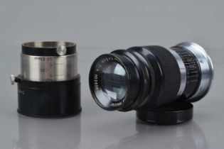A Leitz Wetzlar 9cm f/4 Elmar Lens,