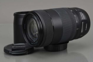 A Canon EF 70-300mm f/4-5.6 IS II USM Lens,