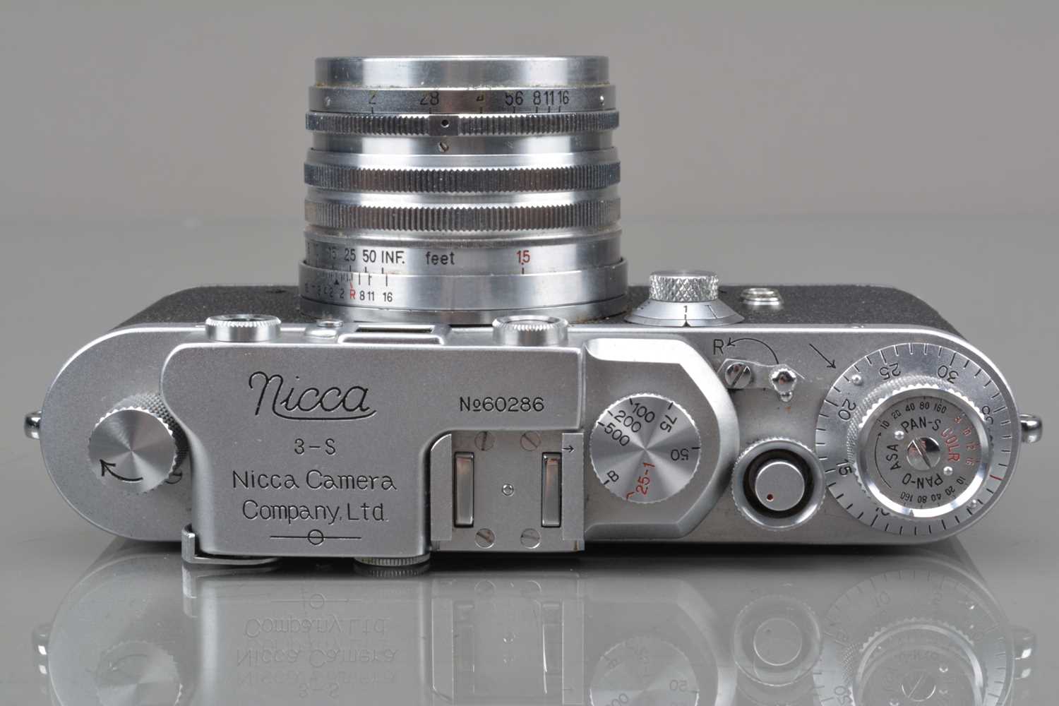 A Nicca 3-S Rangefinder Camera, - Image 3 of 3