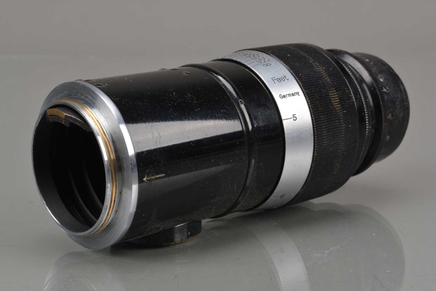 A Leitz Wetzlar 13.5cm f/4.5 Elmar Lens, - Image 2 of 2