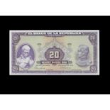 Colombia 20 Pesos Oro banknote,