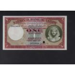 Specimen Bank Note: National Bank of Egypt specimen 1 Egyptian Pound,