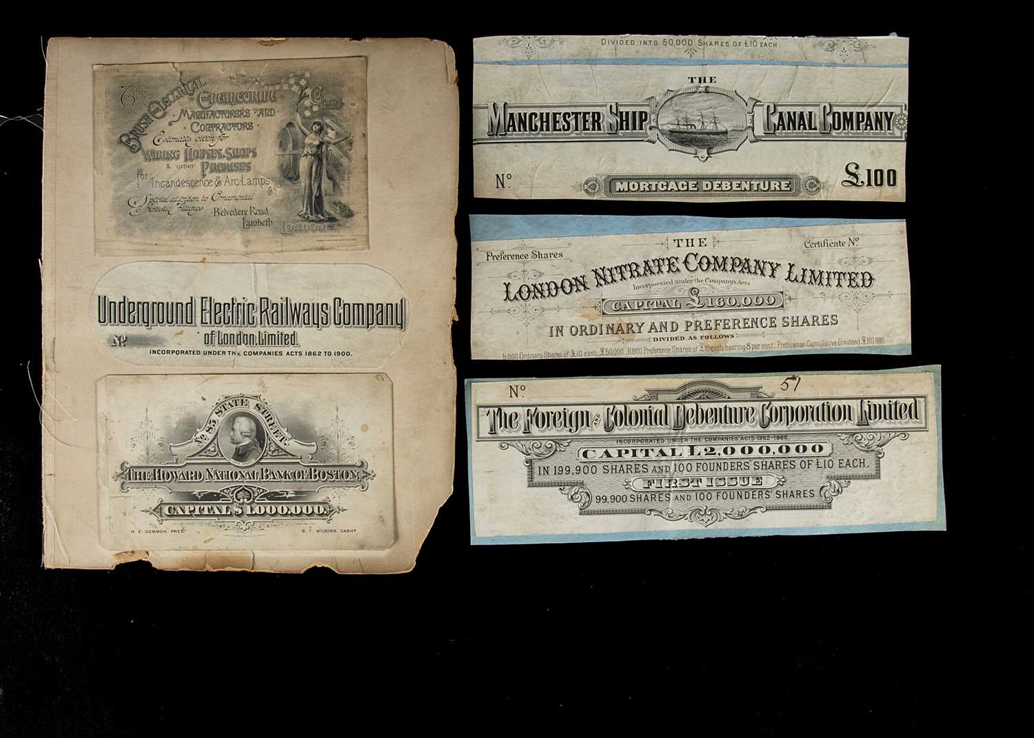 A collection of specimen Debentures and investment certificates, - Image 2 of 2