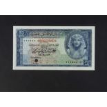 Specimen Bank Note: National Bank of Egypt specimen 25 Piastres,