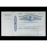 The Forestal Land Timber & Railways Co Ltd Specimen stocks and shares certificate,