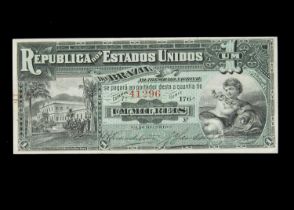 Brazil 1 Mil Reis banknote,