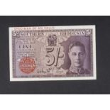 Specimen Bank Note: Southern Rhodesia specimen 5 Shillings,