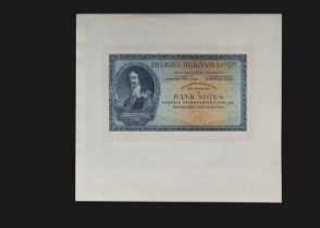 A Bradbury Wilkinson & Co Ltd advertising banknote,