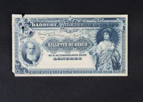 A Bradbury Wilkinson & Co Ltd advertising banknote,